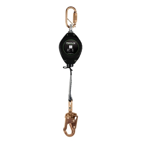 Frontline RPW Self-Retracting Lifeline, 11 ft Length, Swivel Snap Hook, 1 Leg(s), 310 lbs Weight Capacity RPW11